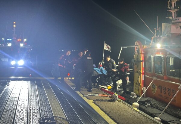 사천해경, 남일대 해수욕장 익수자 극...