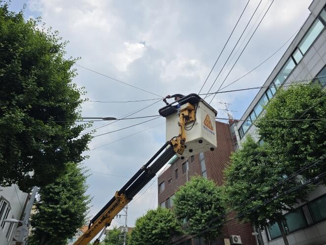 중랑구, 공중케이블 정비 평가 2년 ...