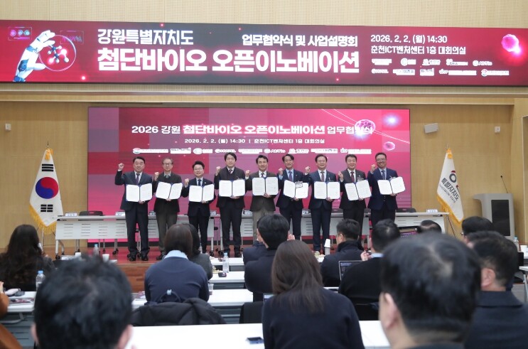 춘천, 바이오산업 오픈이노베이션 본격...
