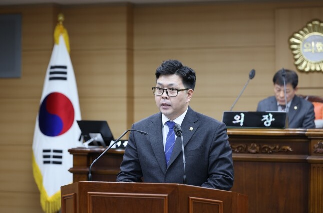 부여군의회 노승호 의원 5분 발언 “한전 보상대책, 현금 넘어 ‘에너지 주권’ 요구해야”