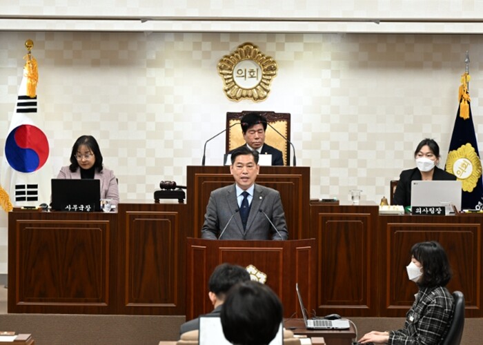 해운대구의회 박기훈 의원, 5분 자유...