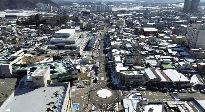 함평군, 읍 중앙길 도시계획도로 확장...