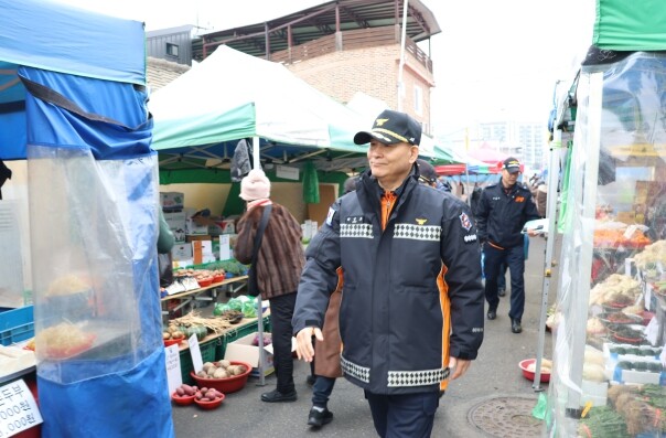가평소방서, 설 연휴 대비 전통시장 ...