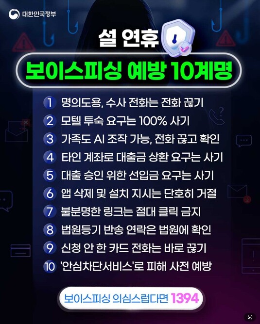 문화체육관광부, 설 연휴 보이스피싱 ...