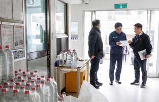 진교훈 강서구청장, 단수 현장 찾아 주민 불편·대응체계 살펴