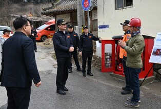 최민철 전남소방본부장, 구례소방서 찾아 산림인접지 '선제적 예비주수' 강조