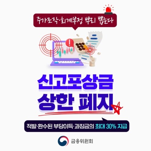 금융위원회, 주가조작·회계부정 뿌리 뽑는다