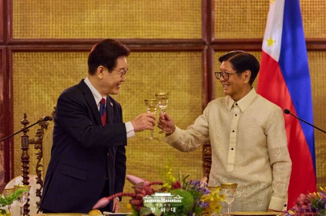 이재명 대통령 부부, 한-필리핀 국빈 만찬 참석