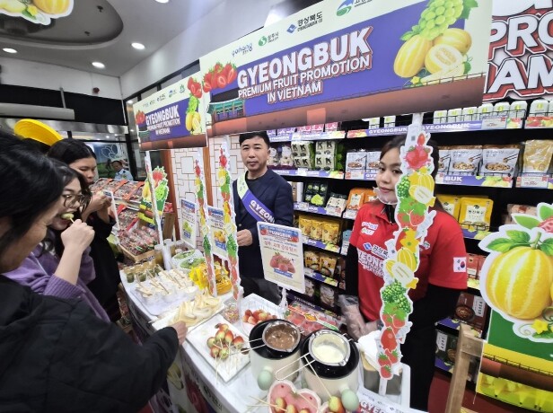 고령딸기, 경북 K-푸드 시군 합동 해외팝업 참여