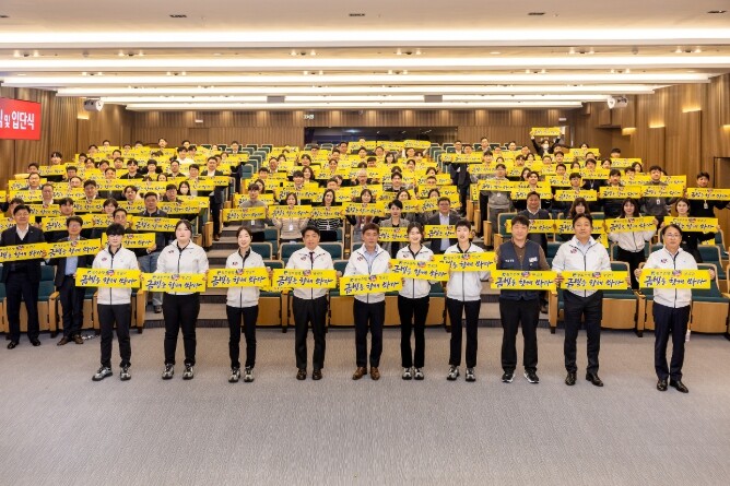 광주은행 텐텐양궁단, 2026년 출정식 및 입단식 개최