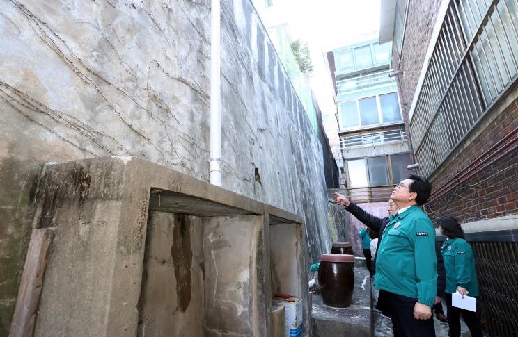 박일하 동작구청장, 해빙기 취약지역 ...