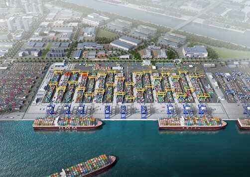 인천항만공사, 인천신항 1-2단계 컨...