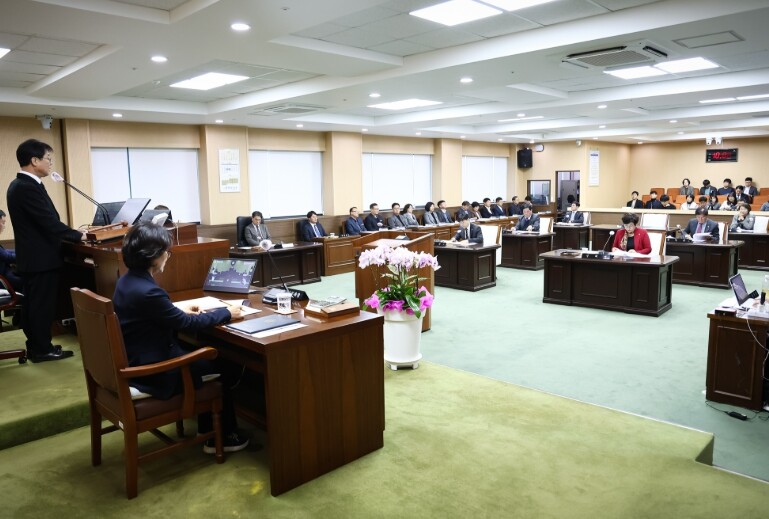 제9대 청양군의회, 공식 회기일정 성...