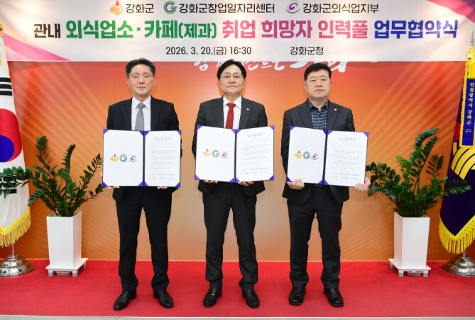 강화군, 외식업소․카페 구인난 해결 ...