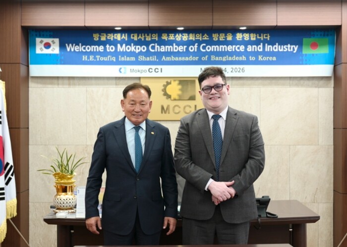 방글라데시 대사 일행, 목포상의 방문...