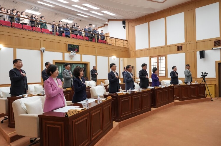 경산시의회, 제268회 임시회 개회