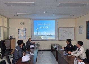 신안소방서 “관내 풍력발전단지 현장 점검 실시”