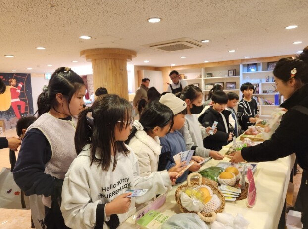 (재)아산시먹거리재단, ‘어린이 로컬푸드 시장놀이’ 운영